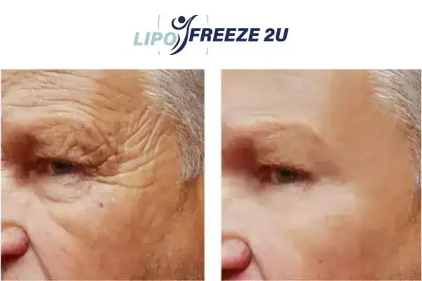 Mens before and after Morpheus 8 Ely results.