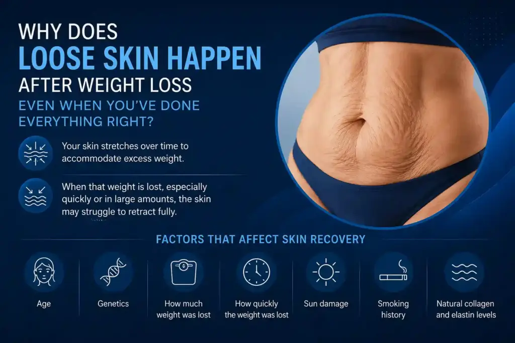 Why Does Loose Skin Happen After Weight Loss Even When You’ve Done Everything Right Ely?