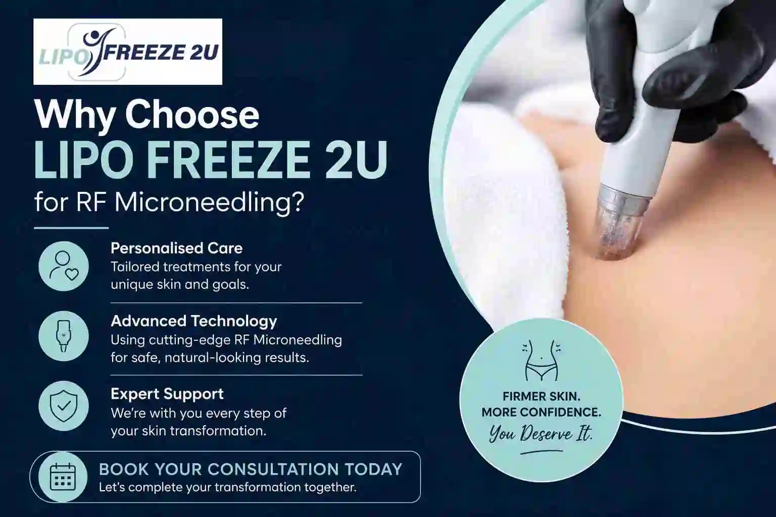 Why Choose LIPO FREEZE 2U for RF Microneedling Ely?